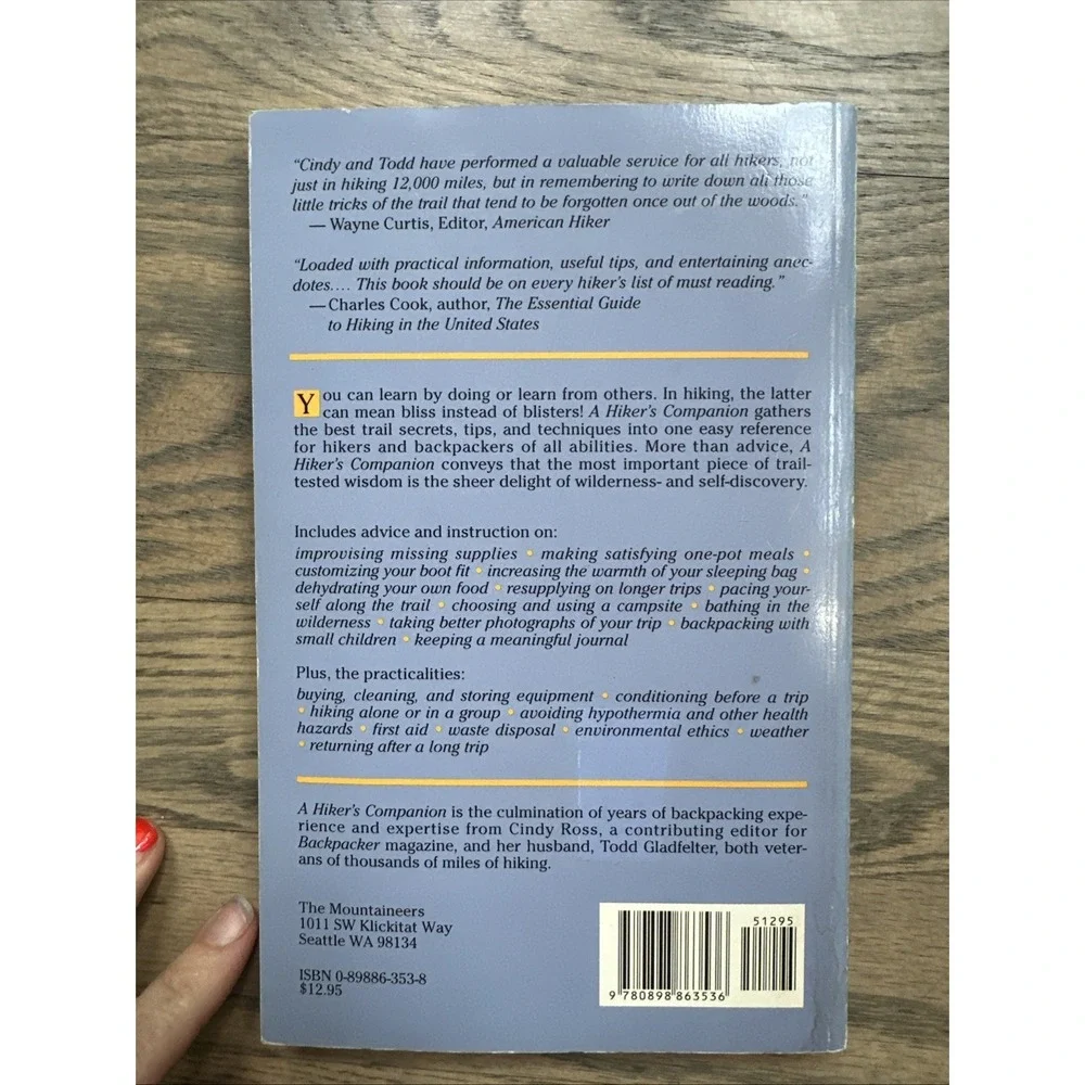Hiker's Companion :‎ Twelve Thousand Miles of Trail-Tested Wisdom by Todd...